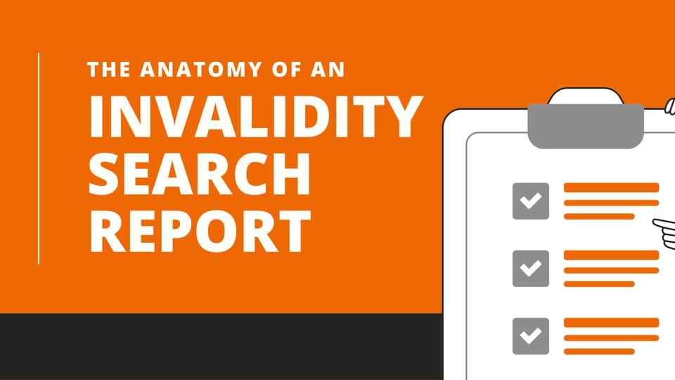 The Anatomy of an Invalidity Search Report